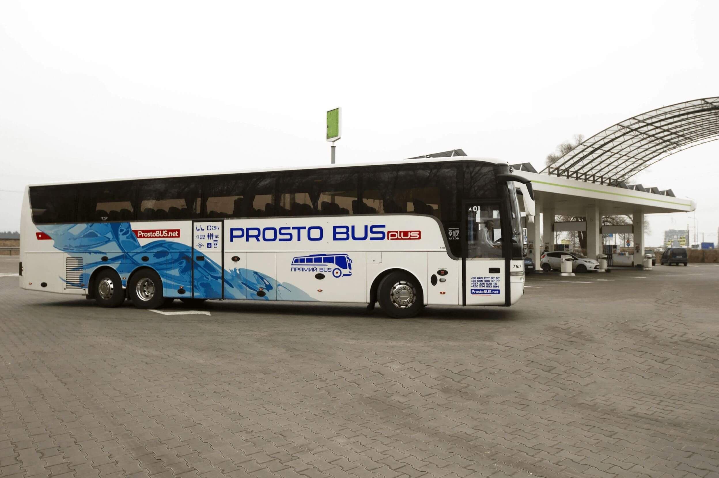 Автобус Prosto Bus Plus на маршруті Харків - Берлін