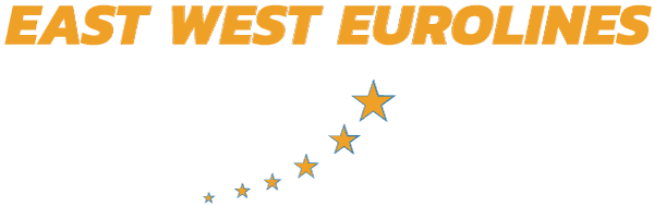 Логотип перевізника East West Eurolines із зірками