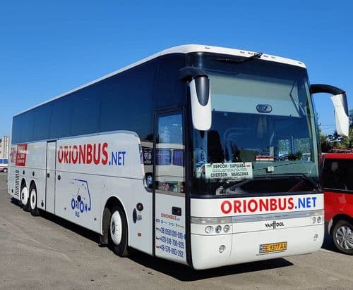 Транспорт Оріон Авто готується до відправлення міжнародним маршрутом.