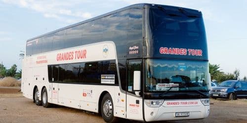 Grandes Tour Scania Royal Class на маршруті Мадрид — Київ — Мадрид: безкоштовне бронювання, оплата онлайн або при посадці