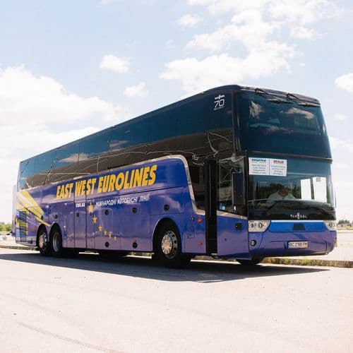 Міжнародний автобус East West Eurolines на рейсі з України до Німеччини