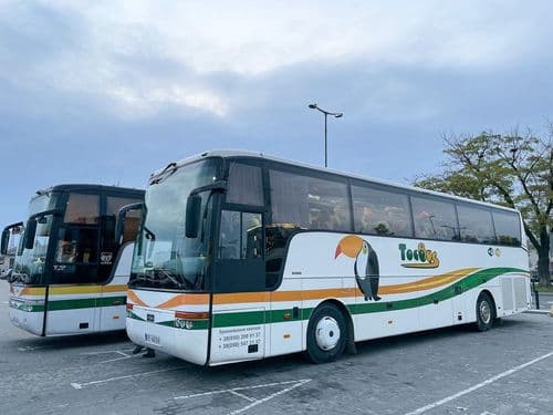 Автобус перевізника TocoBus на міжнародному маршруті