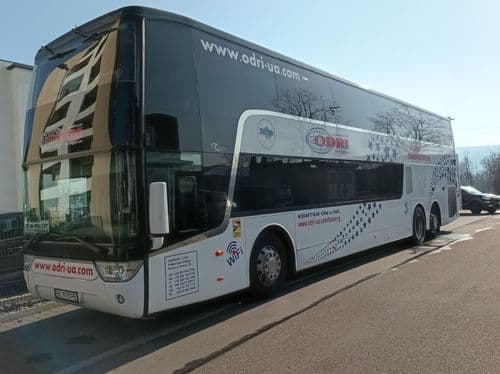 Фірмовий автобус ODRI на європейському напрямку