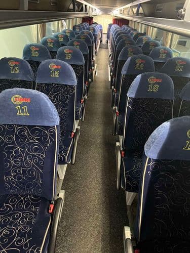 Салон автобуса ODRI для міжнародних перевезень до Європи